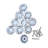 1 3/16" Diameter Mushroom Knob Multipack