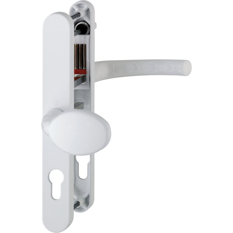 Amaliyah Keyed Right Hand Door Handle, Diamond White