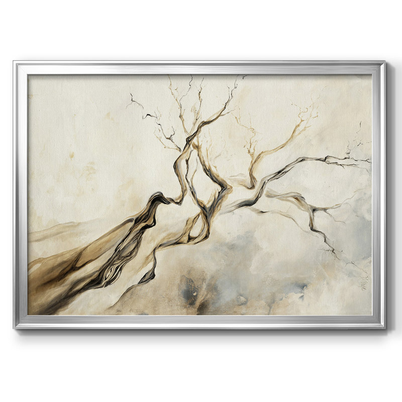 " Twisted Branches ", Silver, 14" H x 20" W