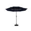 Parasol automatique à 3 niveaux 10 pi pour cour - Bleu marine. Cadre en aluminium, auvent 100%, - (pas 8 nervures en acier près de la piscine, --1563080800