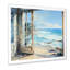 «Coastal Window View By The Beach II» - art mural côtier-1823619712-1857733578