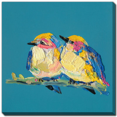 «Bold Plumage I», art mural sur toile