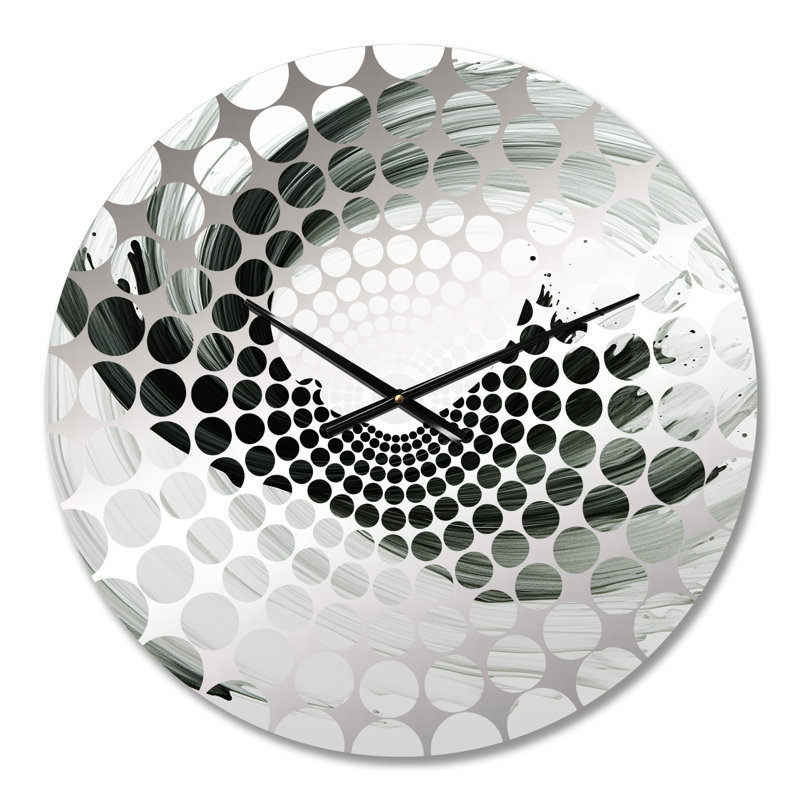 Assie - Horloge murale peinture abstraite, Petit