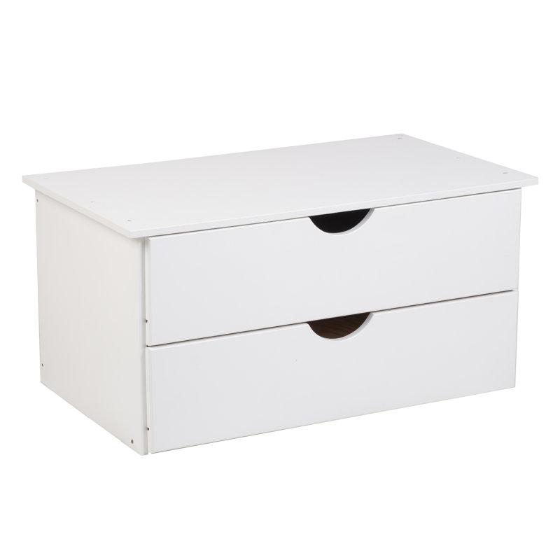 Commode interne à 2 tiroirs 100% bois massif seulement pour système d'organisation de garde-robe Armoire Regal