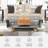 Pedestal 43" W Rectangular Coffee Table with Two Storage Drawers