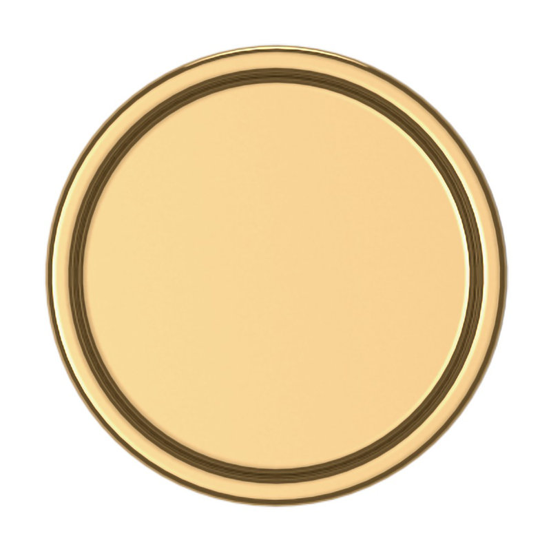 4972 Hollywood Hills Knob, Non-lacquered Brass