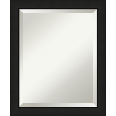 Jitender Solid Wood Rectangle Wall Mirror