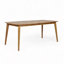 Table de salle à manger d'extérieur avec structure en bois d'acacia