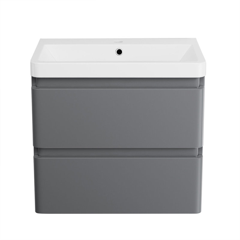 Bisen 600mm Single Bathroom Vanity with Resin Basin