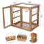 3 Tier Acacia Wood Food Bread Box