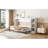 Twin Bed With Bookshelf In White - & Space Utilizing Setup Firm Saving Design-651921892