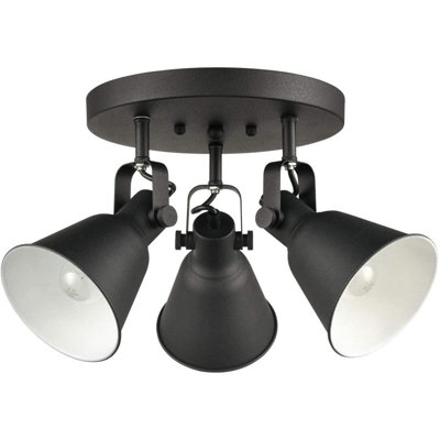 9.8'' 3 -Light Fixed Track Track Kit with Dimmable and Adjustable Head