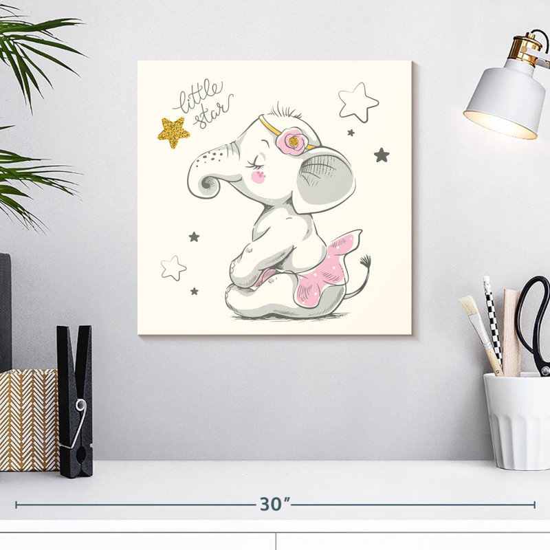 Ashelle éléphant ballerine, H 16 po x l 16 po