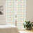 Abstract Semi-Sheer Rod Pocket Curtain Panels-45208201