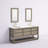 Anslem 72" Carrara White Marble Countertop Bath Vanity in Gray Oak with Faucet and Mirror-2093098305-2093098335