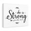 She Is Strong - Wrapped Canvas Print-2134544788