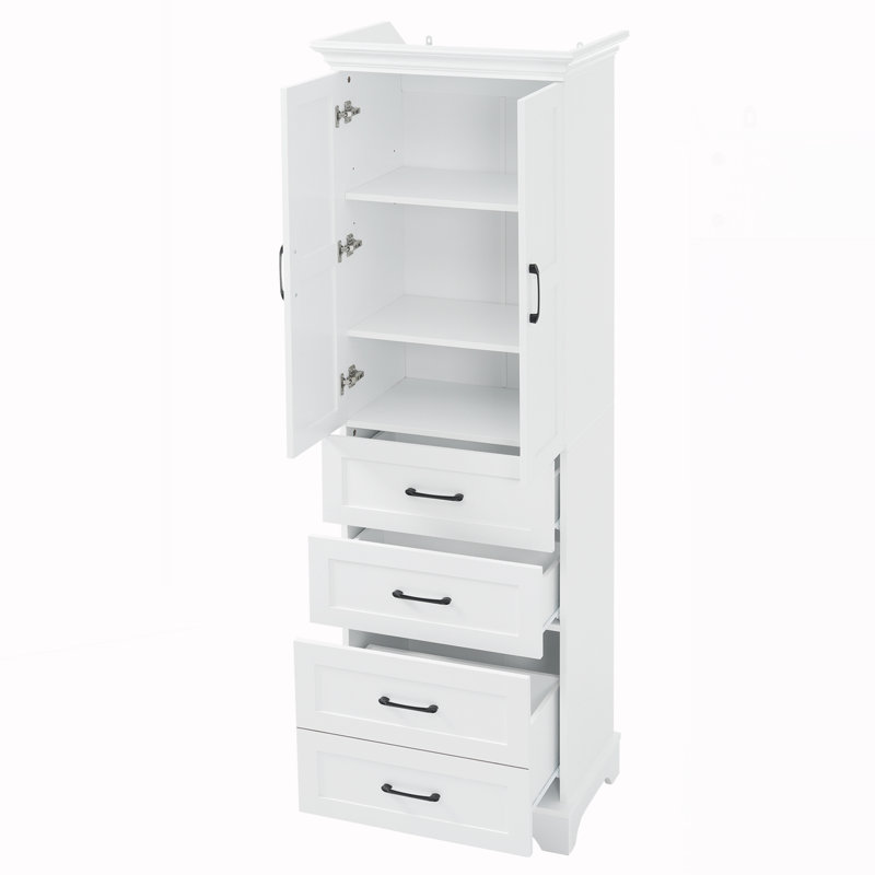 Grande armoire de rangement avec tablettes réglables