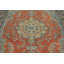 Tapis traditionnel complexe 7 x 7 avec motif floral rétro