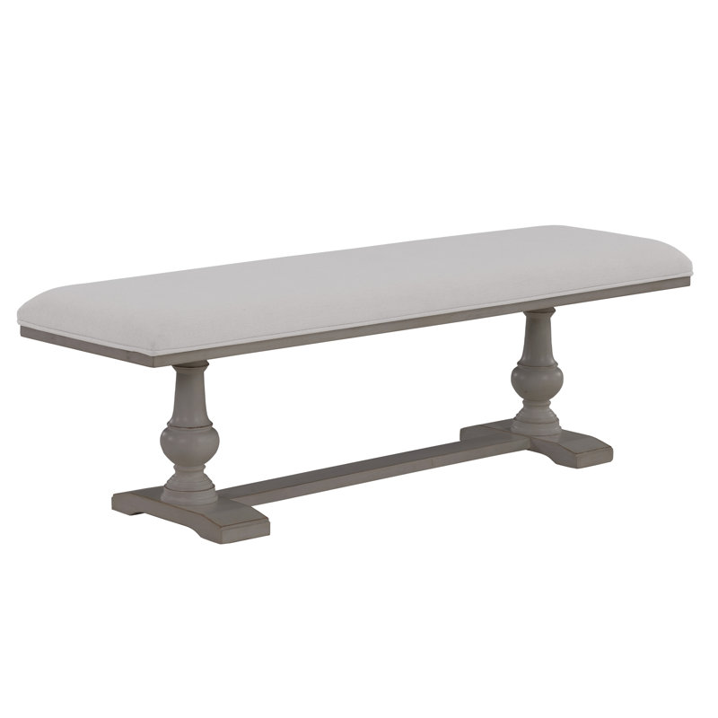 Clarkston Polyester Upholstered Bench, Brown
