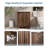 Basin Cabinet Walnut  Without Basin