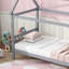 Lit simple en bois d'hévéa massif-711942022