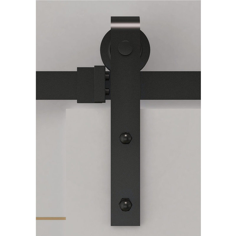 Rustic Standard Single Barn Door Hardware Kit