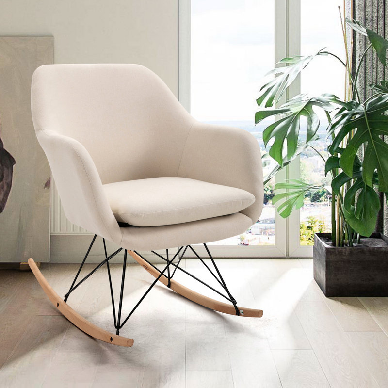 Maisy Rocking Chair, Beige