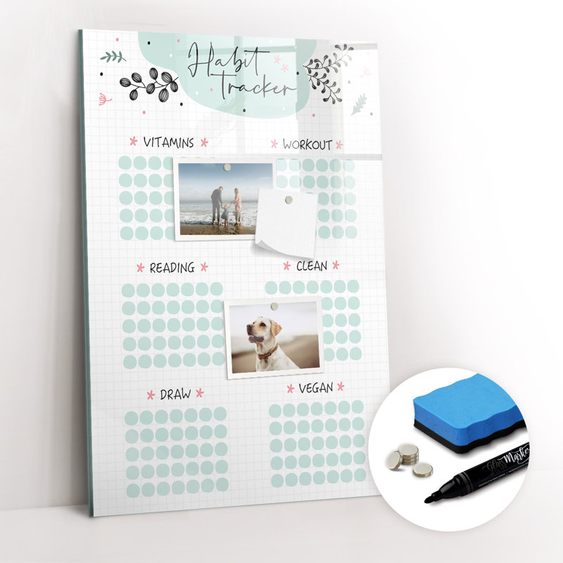 Magnetic Glass Dry Erase Board