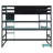 Modern Gaming Loft Bed With Lighted Desk, Storage Bookcase, Racks And Power Outlets-189324028-189324026