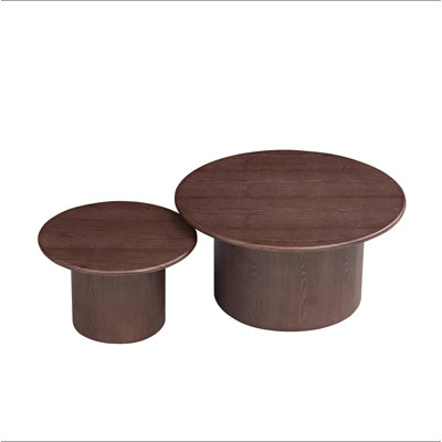 Coffee Table Set of 2 ,MDF Round Coffee Table for Living Room ,Apartment,Leisure Area