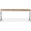Table basse Brady, plateau en faux bois, structure en X en métal-111703231-111056551-121643723