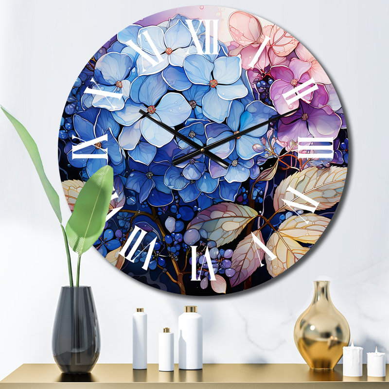 Horloge murale en métal Bhrianna, Petit