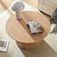 Table basse de 31,49 pouces pour table basse de style Mid-Century avec tables rondes en bois