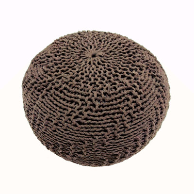 Knitted Cotton Yarn 20 X 20 Round Pouf