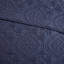 Couvre-lit bleu marine 3 pièces pour lit double / grand - housse en microfibre, rembourrage 100%, lavable à la machine, coquille de style, rembourré, slovène-129948265-129948268