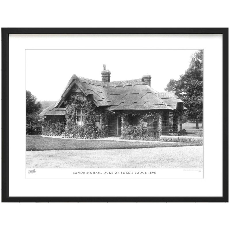 Sandringham, Duke Of York's Lodge 1896 by Francis Frith - Single Picture Frame Print, 40cm H x 50cm W x 2.3cm D