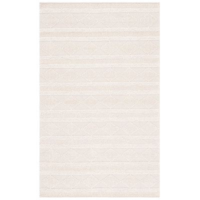 Tapis Natura 210 en ivoire / gris