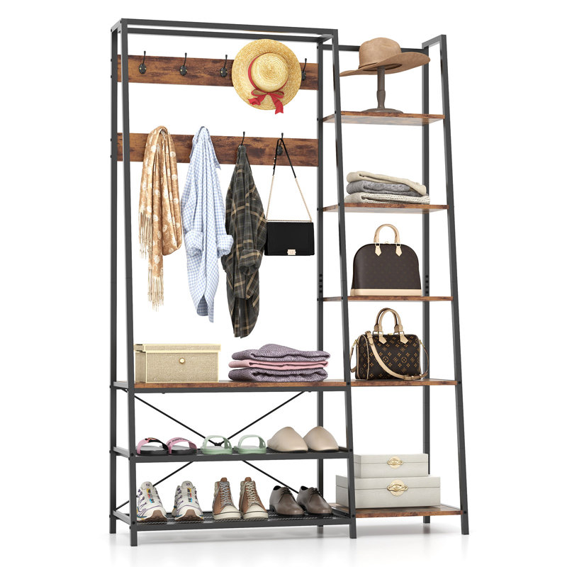 Arbre d'entrée Broaderick de 46,5 po de largeur avec rangement pour chaussures