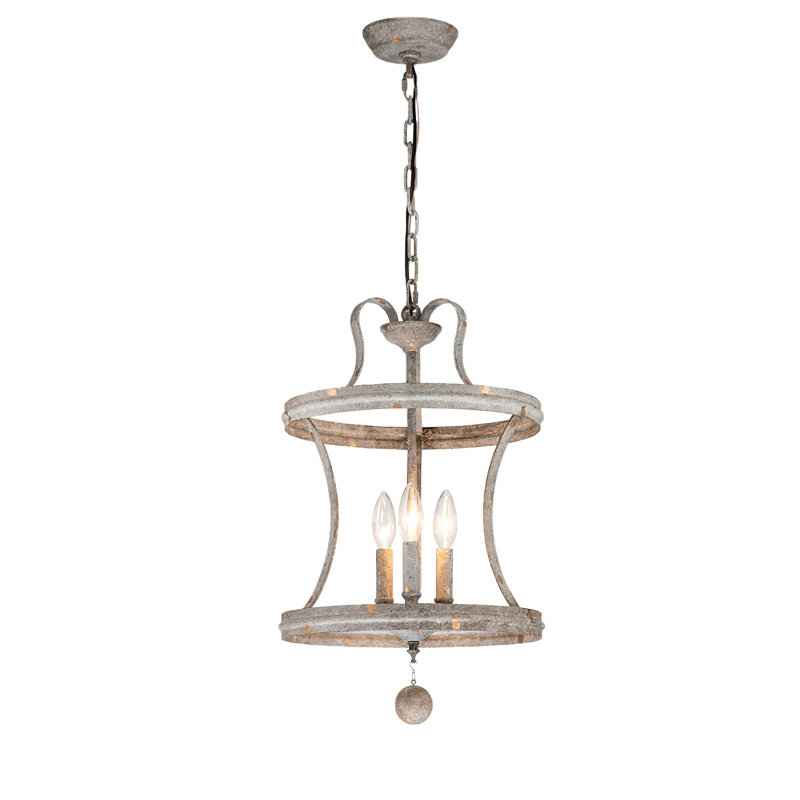 Lustre tambour 3 lumières Callista