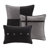 Grey King Comforter - 7 Piece Faux Suede Bedding Ensemble