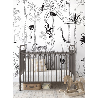 Papier peint adhésif Safari Jungle Illustration