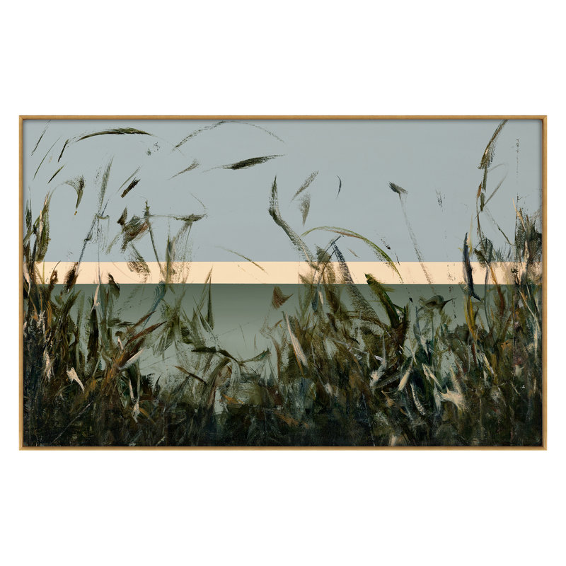 As The Sun Goes Down Print by Frenz, Lesley, Gold Floater Framed, 33'' H x 52'' W