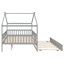 Lit Keira House avec lit gigogne et cadre en bois-125891702