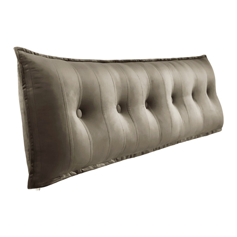 Yellow Rectangular Lumbar Cushion, Tan, 50cm x 160cm