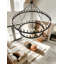 Lustre rond / ovale à intensité variable Hornellsville-1861582810