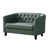 Similicuir gris / vert est en rupture de stock