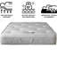 Orthopaedic Firm Mattress, Ideal for back pain support, Dual Sided, 26CM / 10.5 INCH Deep, Tufted.-1187258791