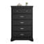 Delandre 87.4cm W 5 - Drawer Chest of Drawers-389027650