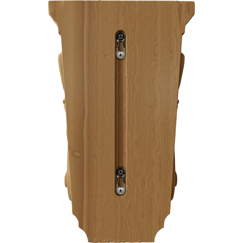Corbeau en bois d'acanthe, Cerisier, L 5 po x H 10 po x P 5 po