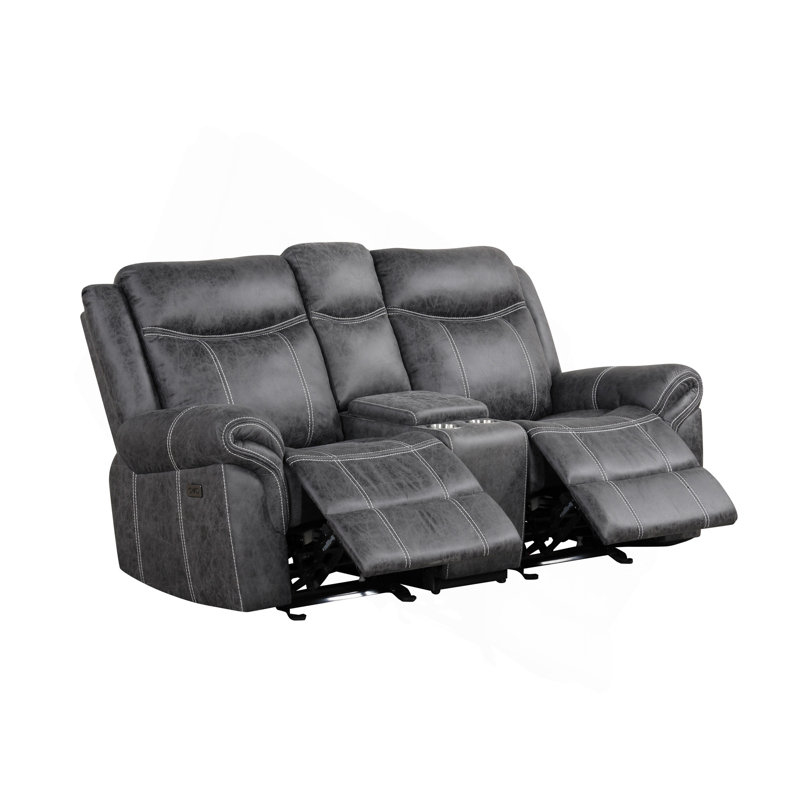 Causeuse en microfibre Zubaida